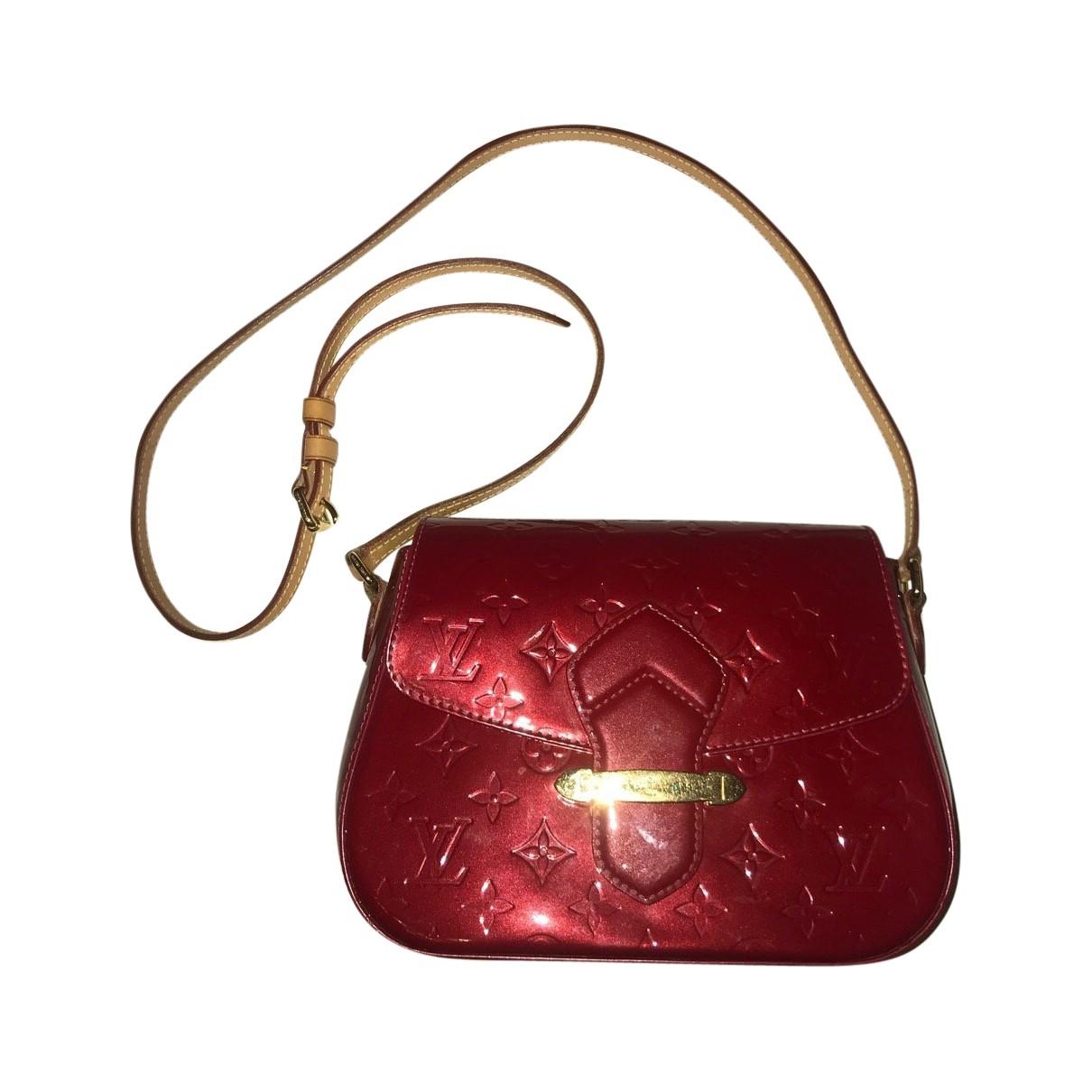 Louis Vuitton Patent Leather Crossbody Bag in Red - Lyst