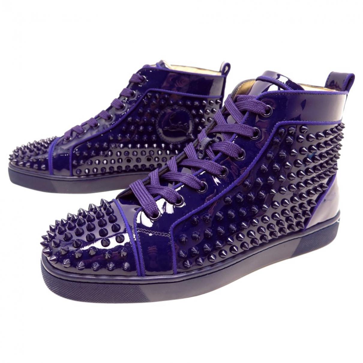 christian louboutin purple