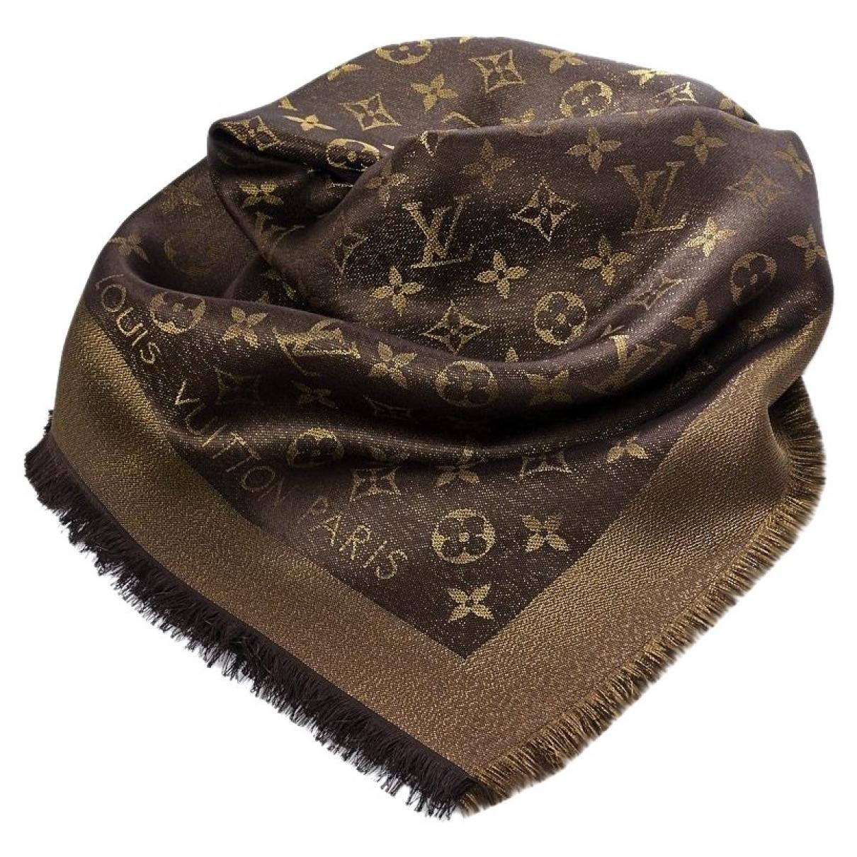 Louis Vuitton Mink Monogram Pattern Scarf - Brown Scarves and