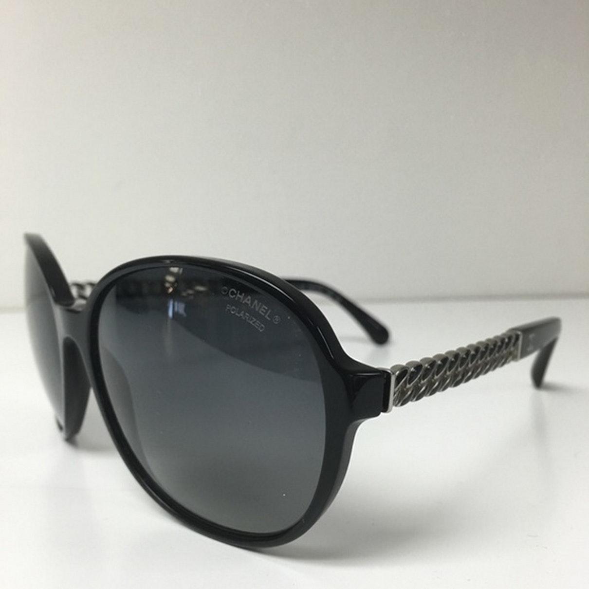 Chanel Black Sunglasses Lyst