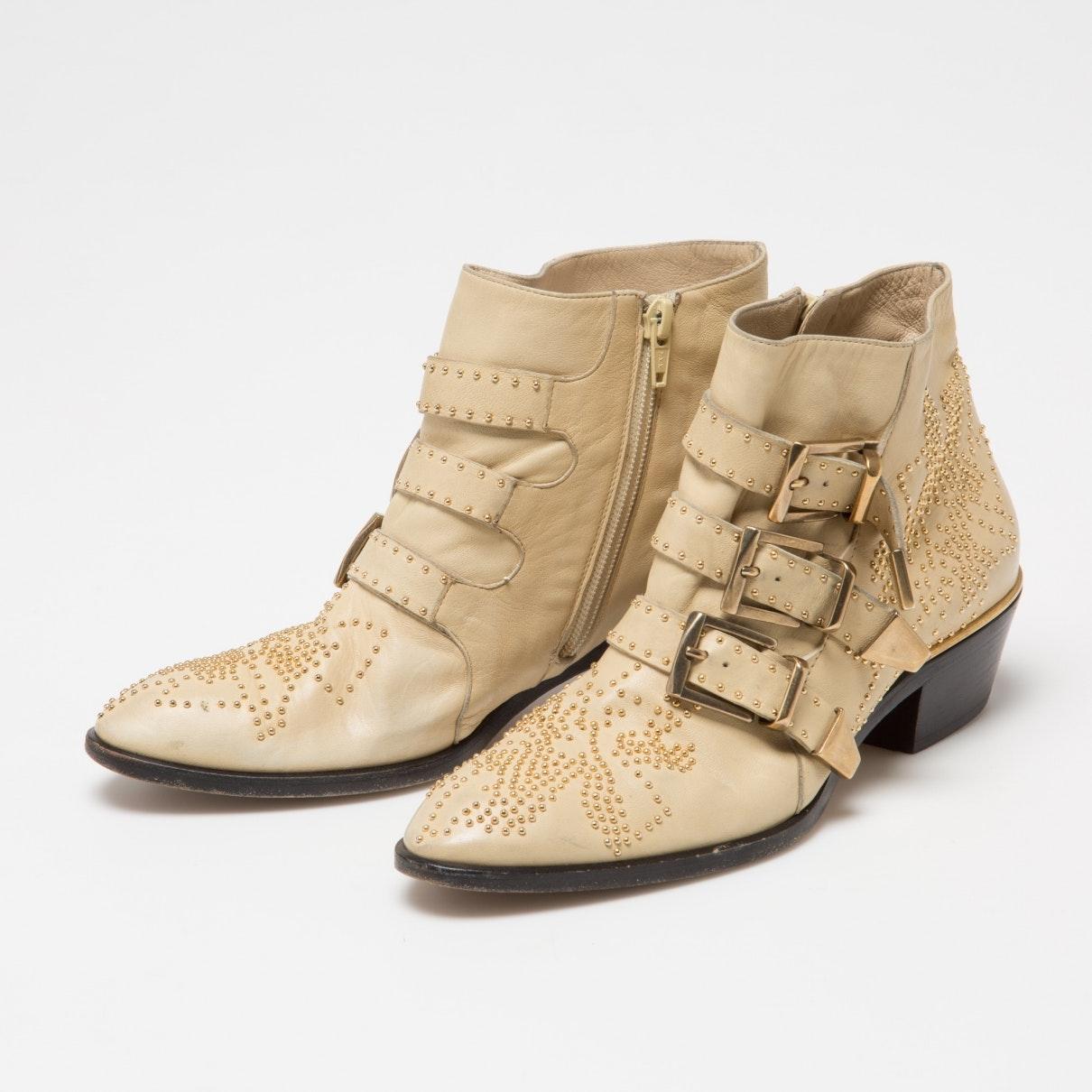 see by chloe boots beige