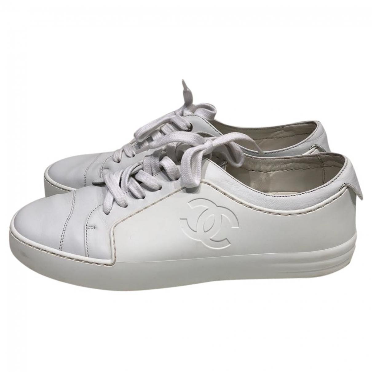 chanel trainers womens white