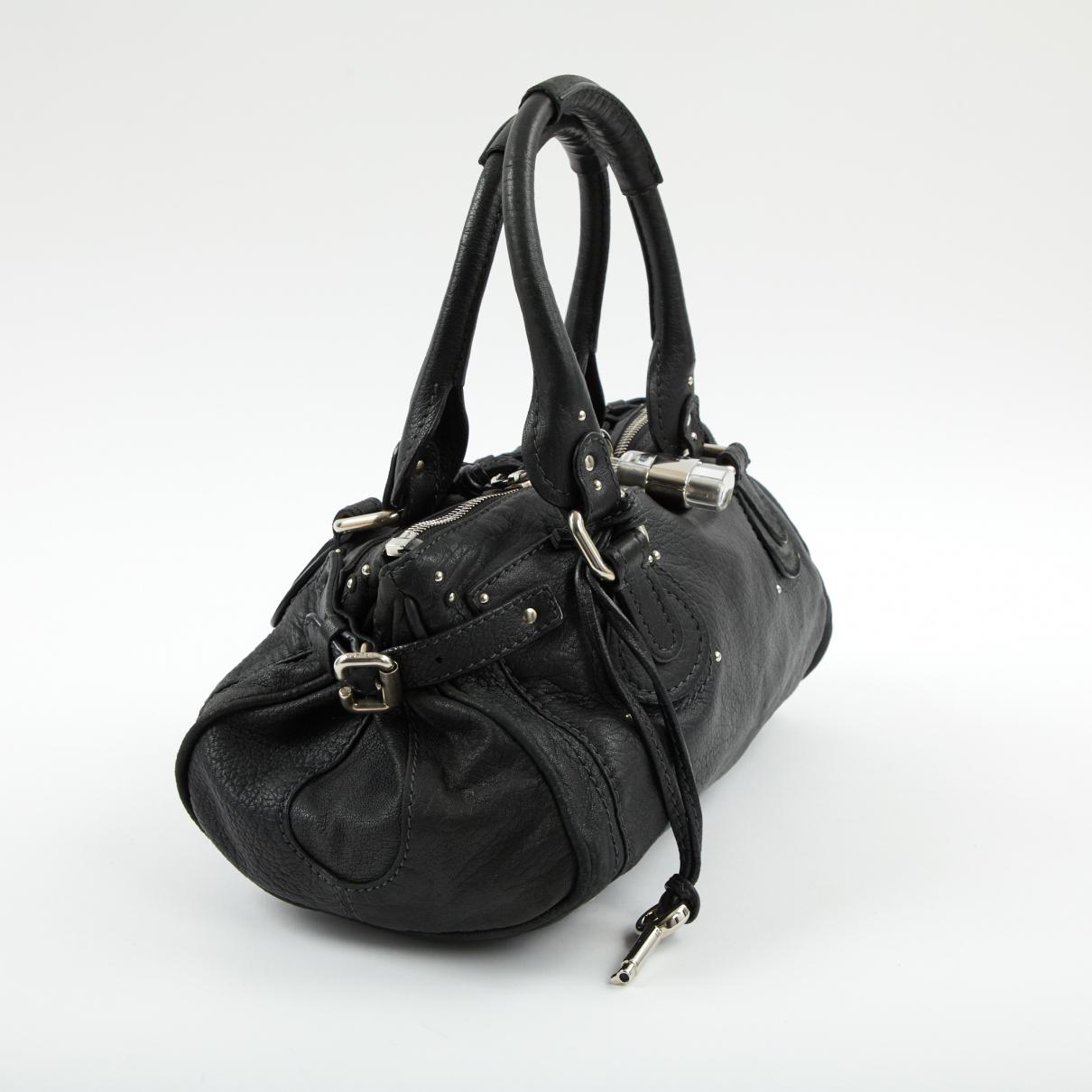 Lyst Chloé Paddington Leather Handbag In Black Gallery
