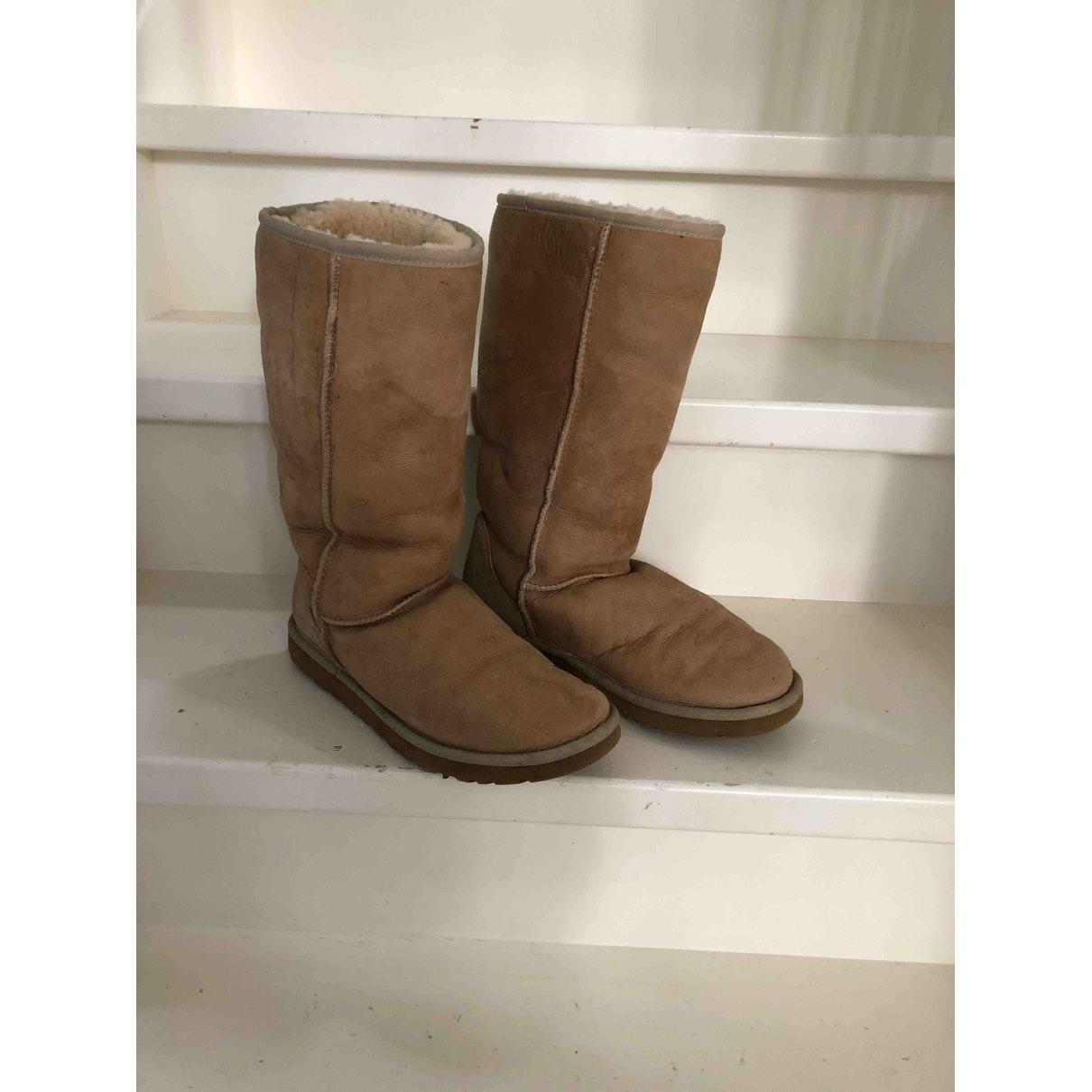 boots ugg beige