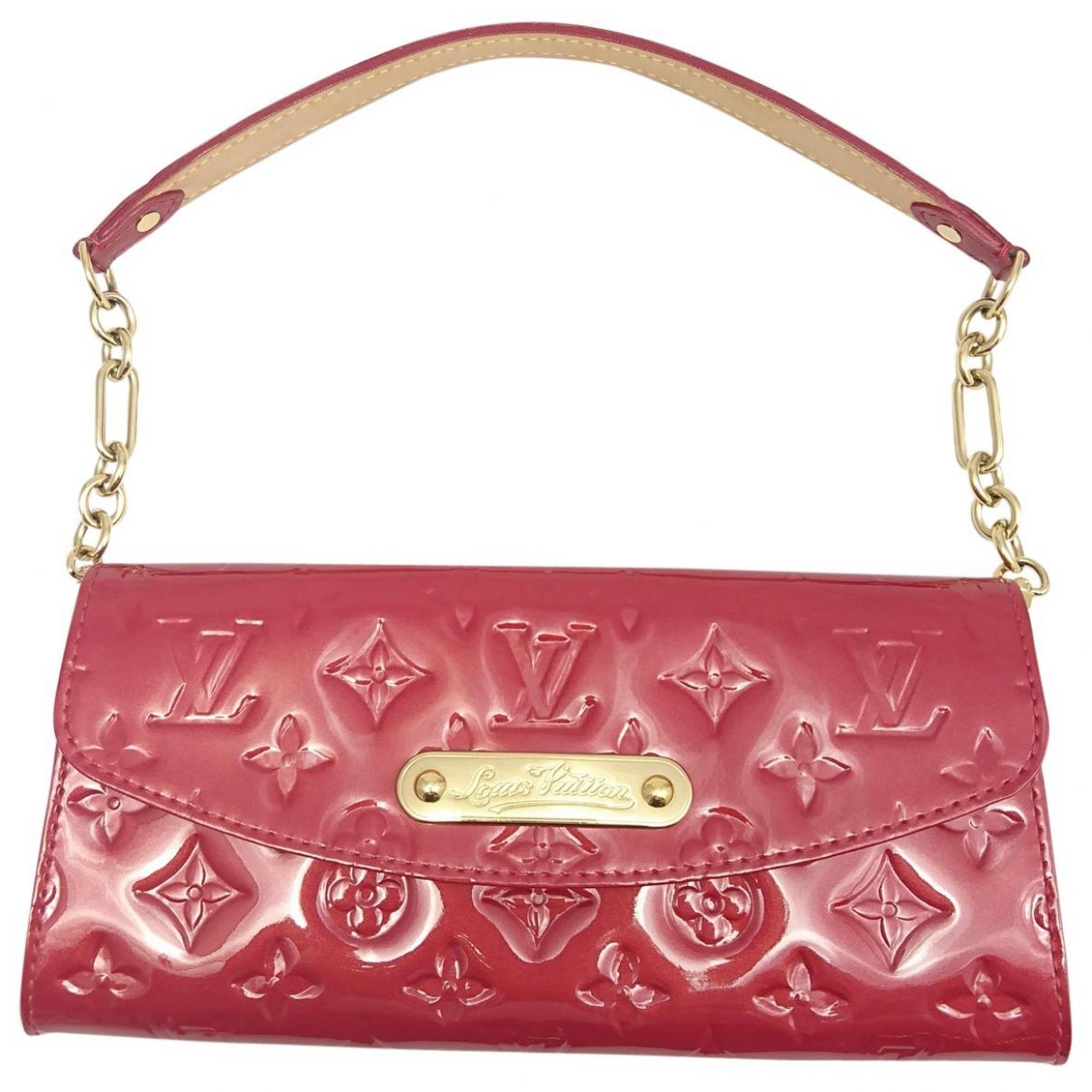 Louis Vuitton Pre-owned Patent Leather Clutch Bag in Red - Lyst