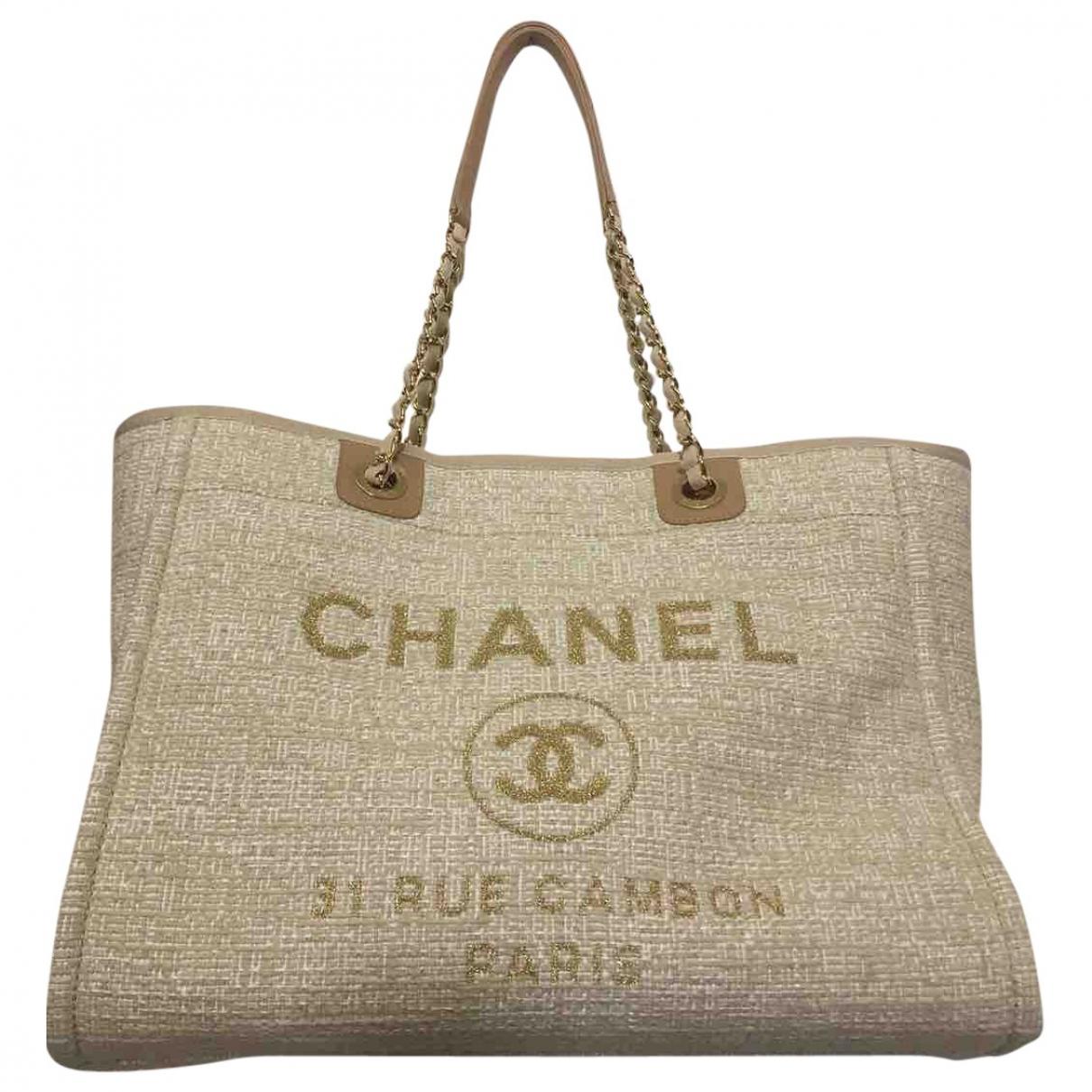 chanel deauville beige gold