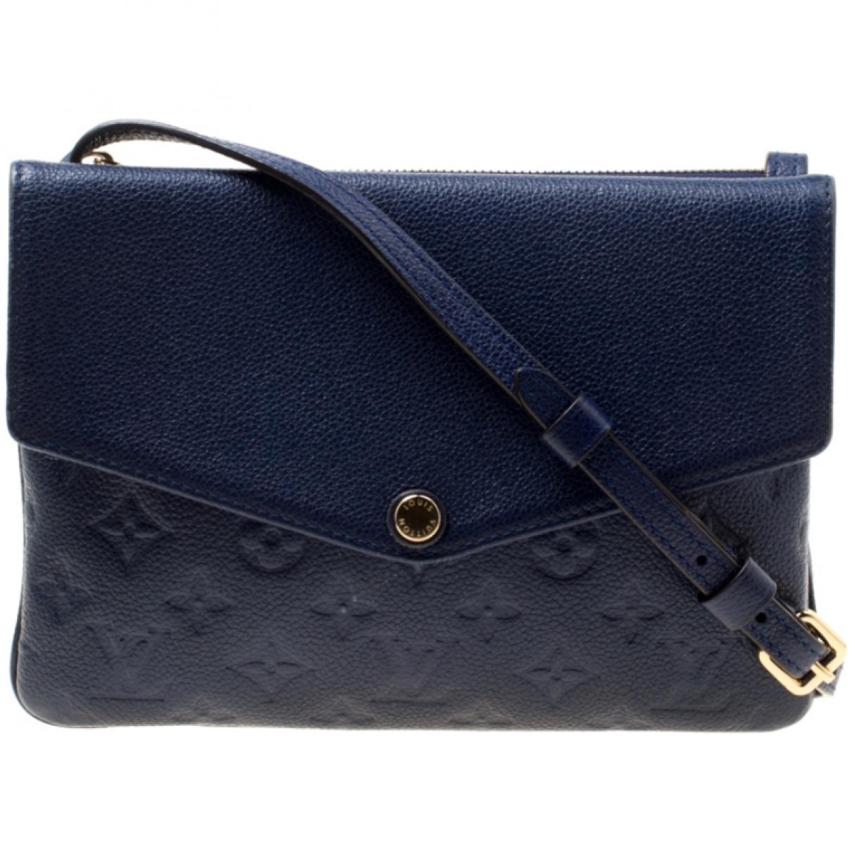 Louis Vuitton Leather Handbag in Blue - Lyst