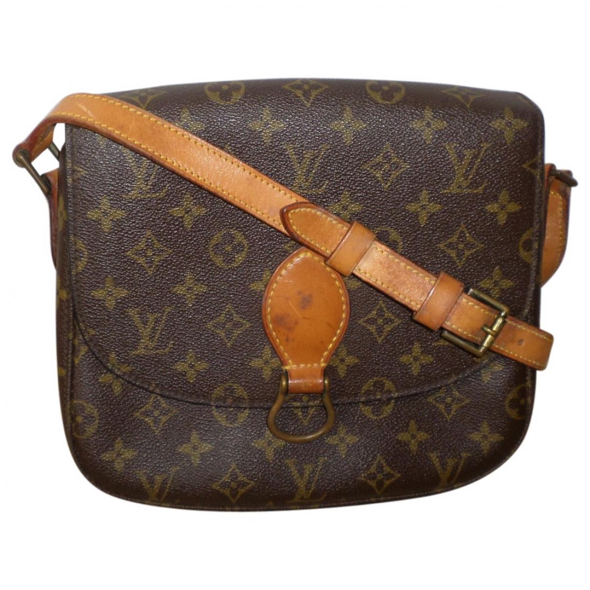 Louis Vuitton Canvas Pre-owned Saint Cloud Cloth Crossbody Bag in Brown - Lyst