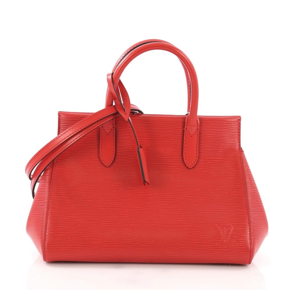 Louis Vuitton Marly Red Leather - Lyst