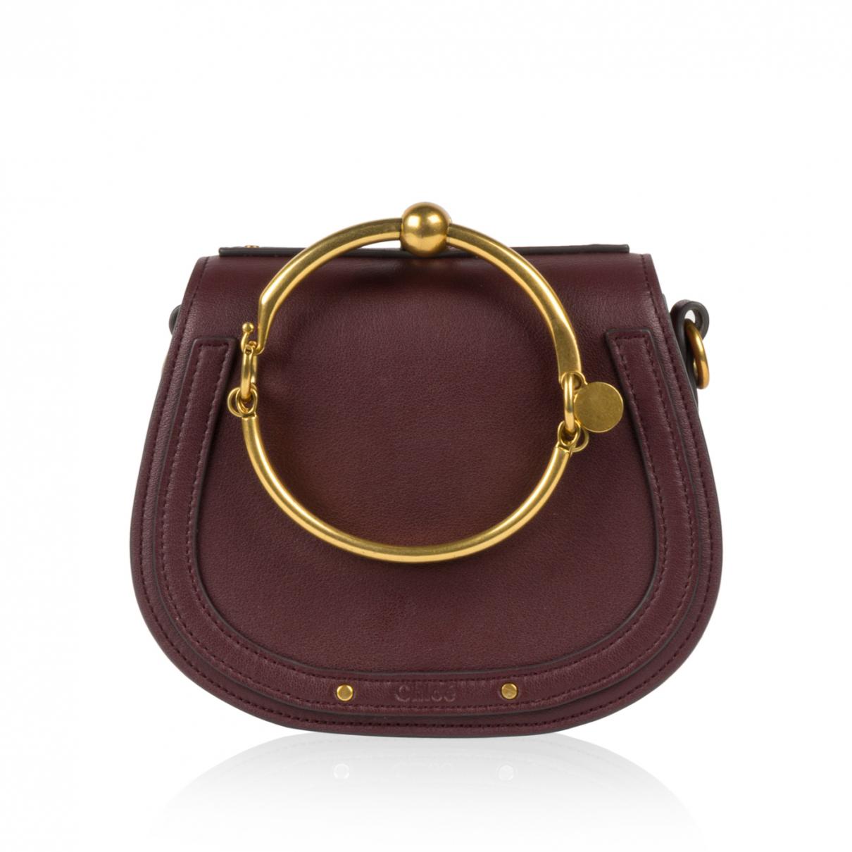 chloe burgundy bag