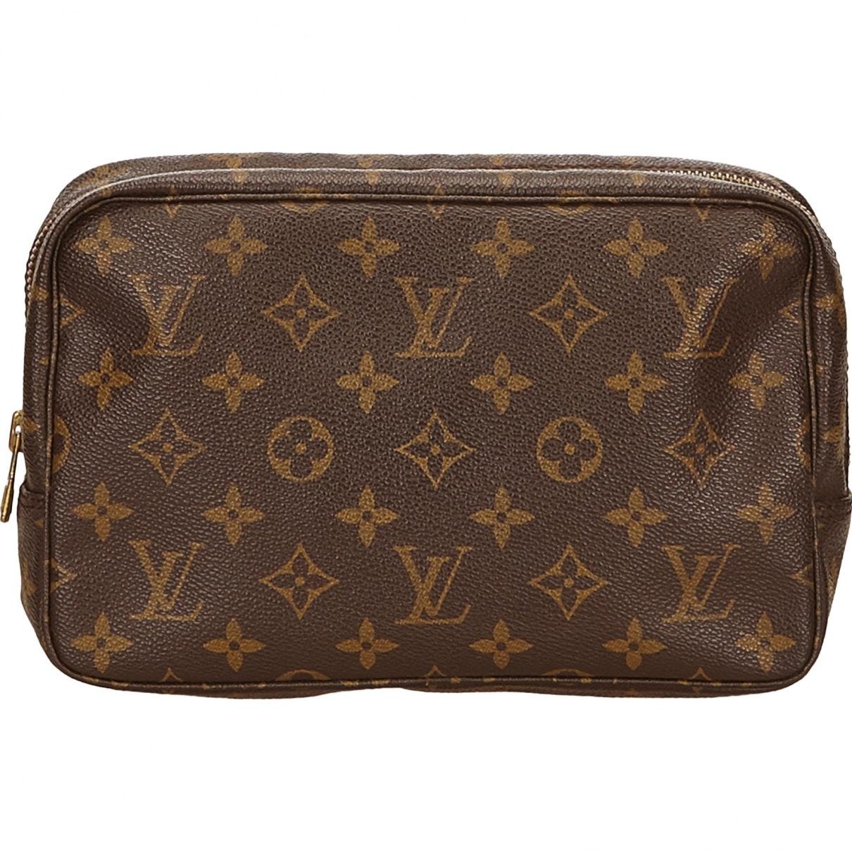 Louis Vuitton Canvas Pre-owned Cloth Purse in Brown - Lyst