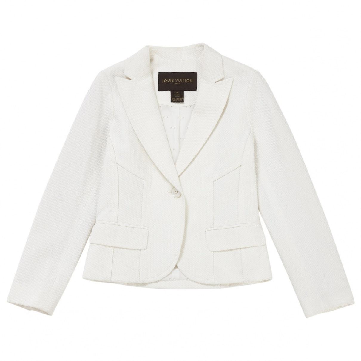 Louis Vuitton n White Cotton Jacket - Lyst