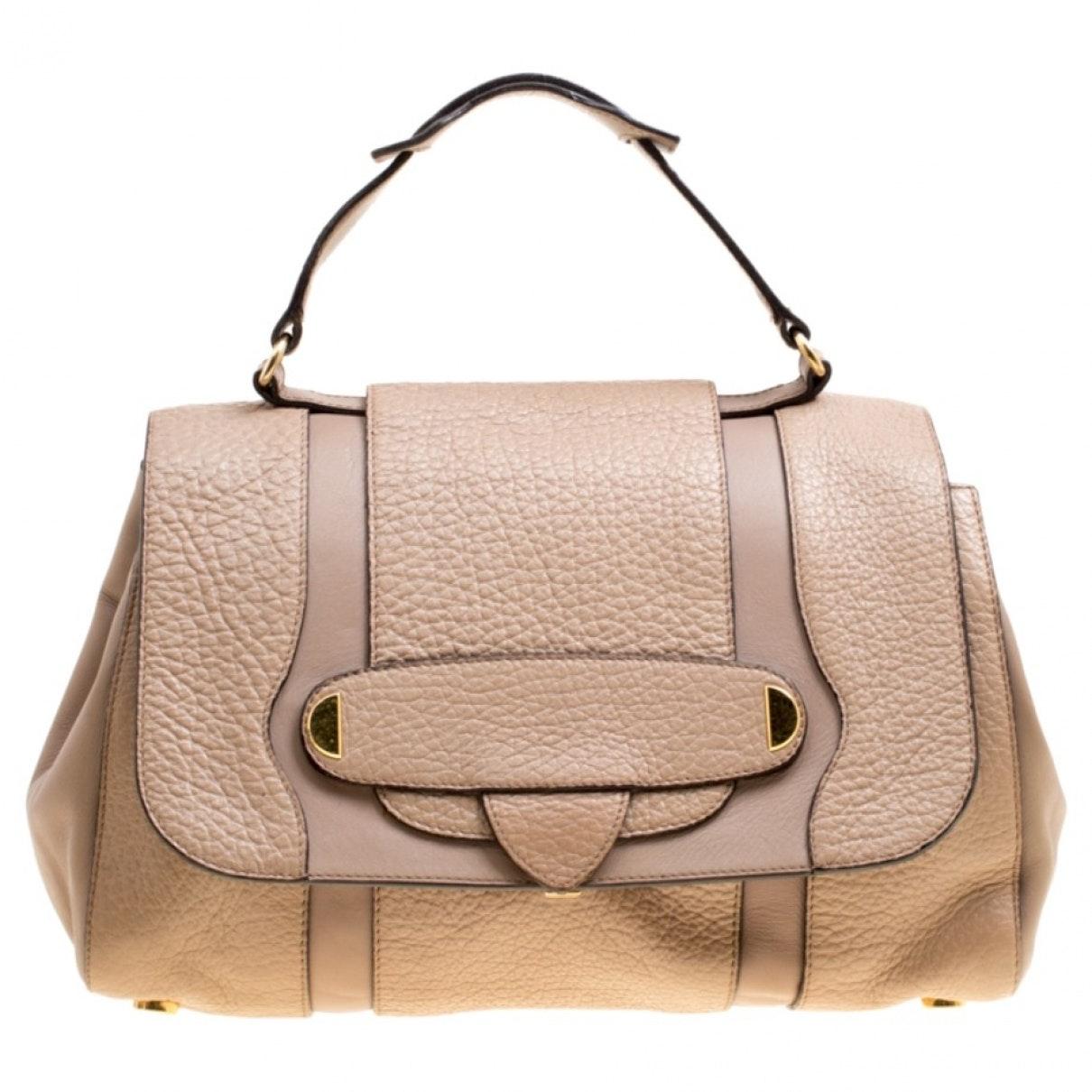 Marc Jacobs Beige Leather Handbag in Natural - Lyst