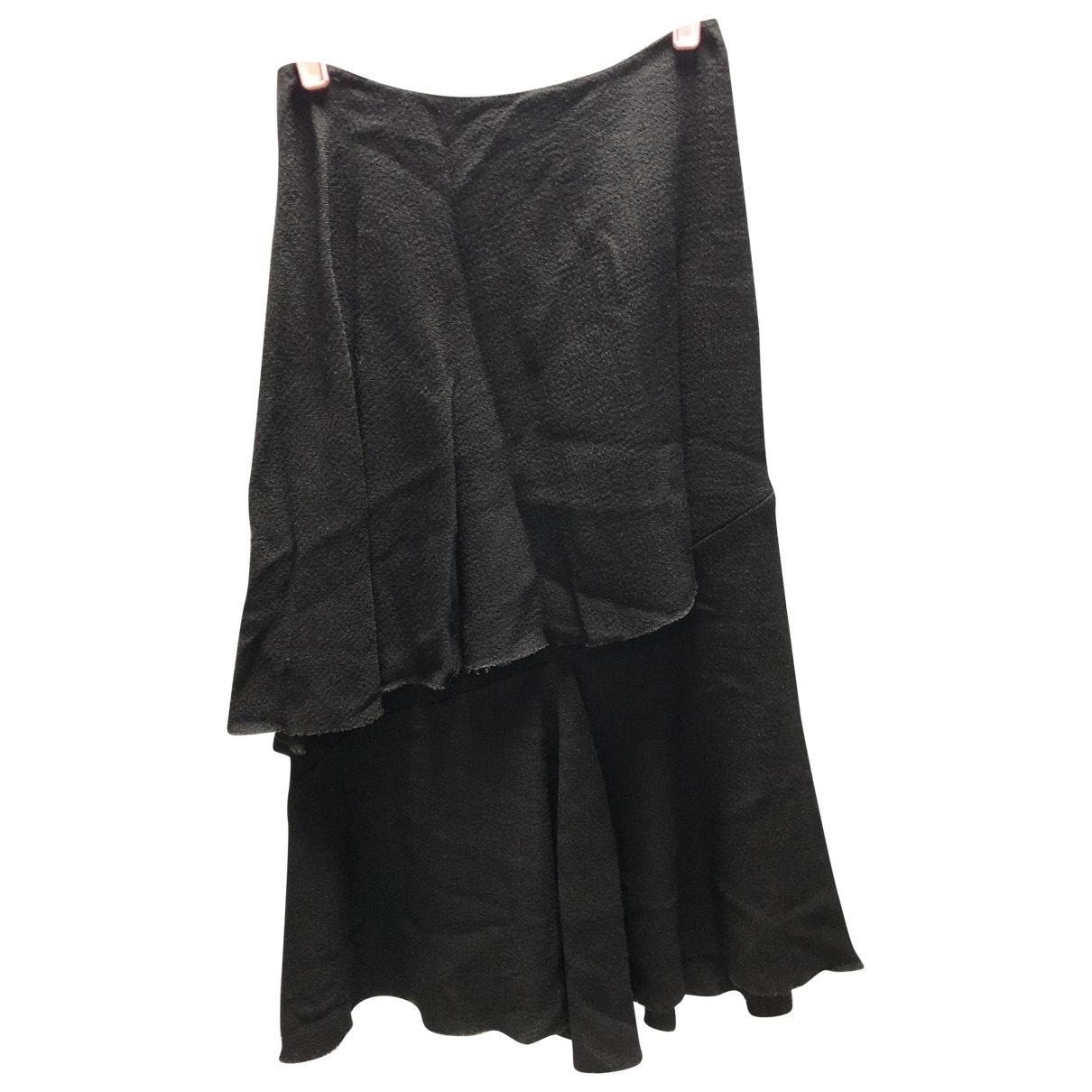 Marni Wool Mid-length Skirt in Black - Lyst