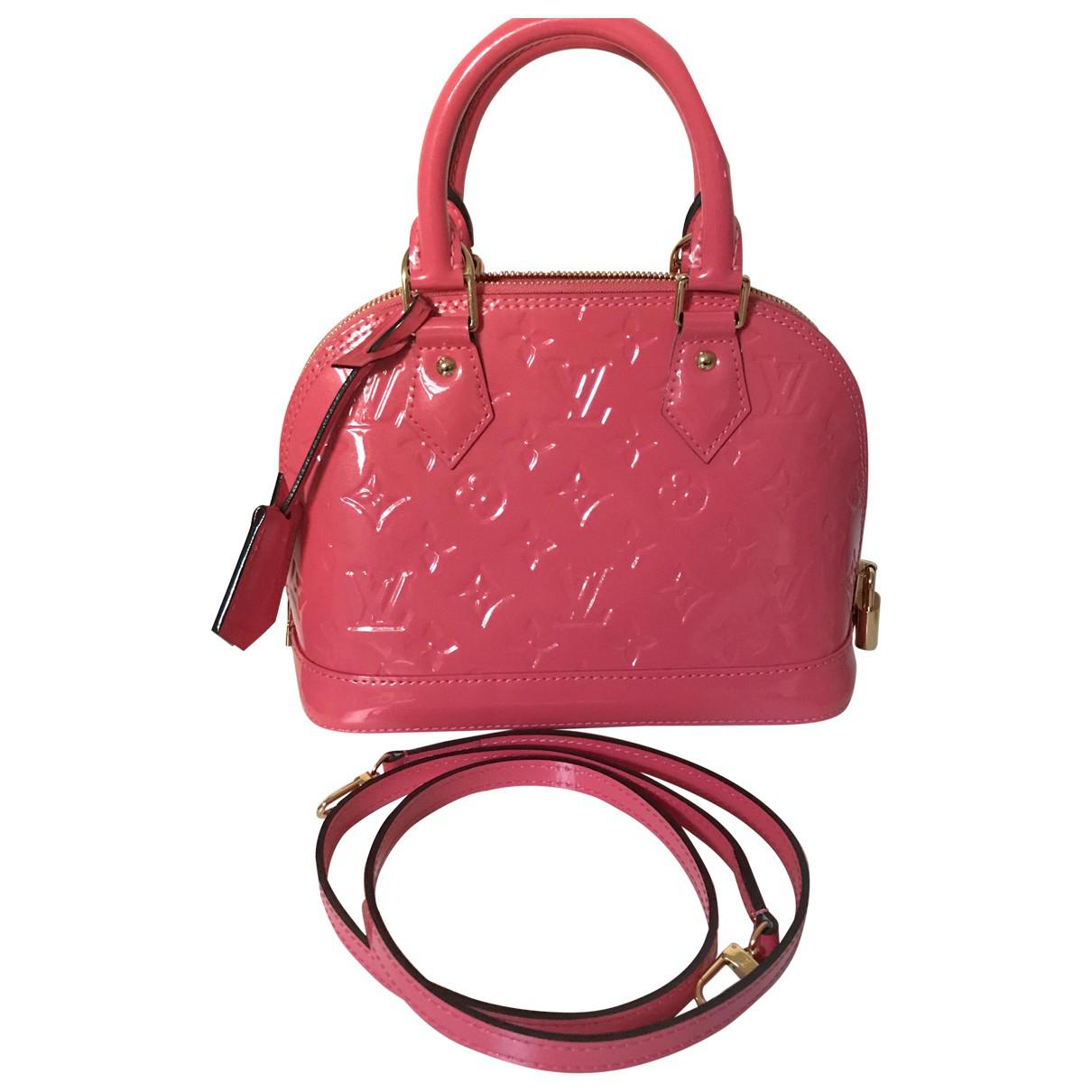 Louis Vuitton Alma Bb Patent Leather Crossbody Bag in Pink - Lyst