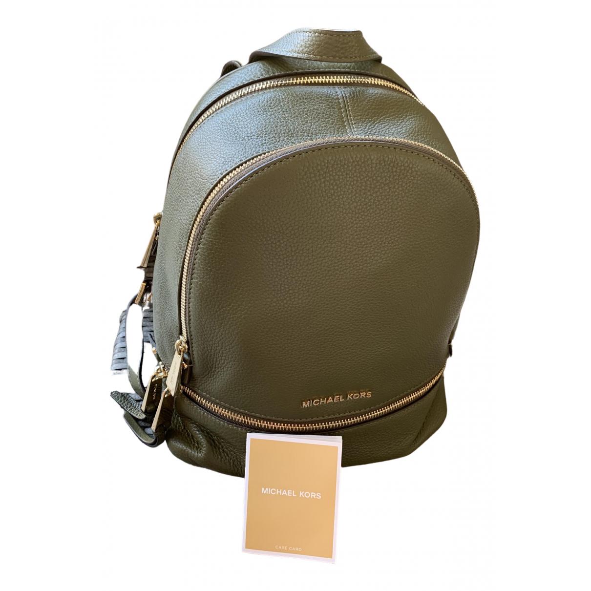 rhea leather backpack
