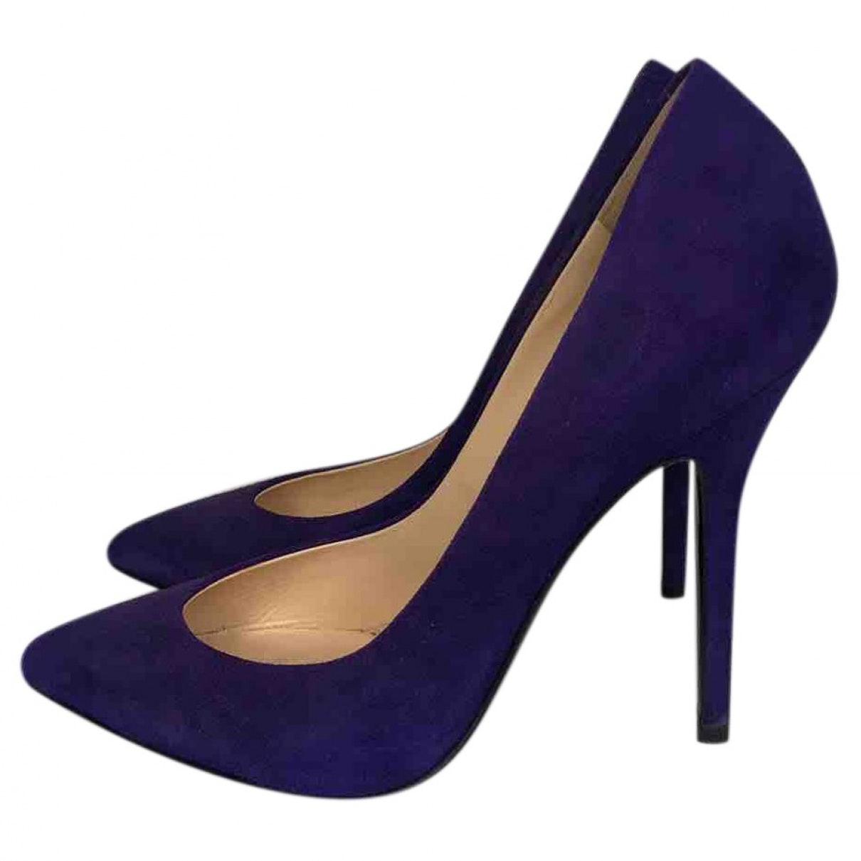 purple giuseppe heels