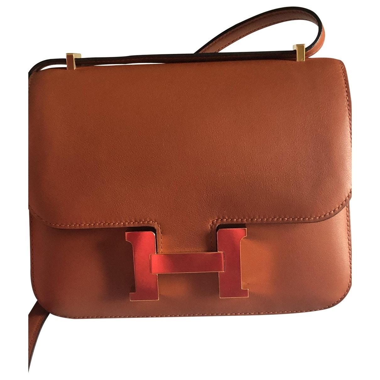 Hermès Constance Leather Crossbody Bag in Brown - Lyst