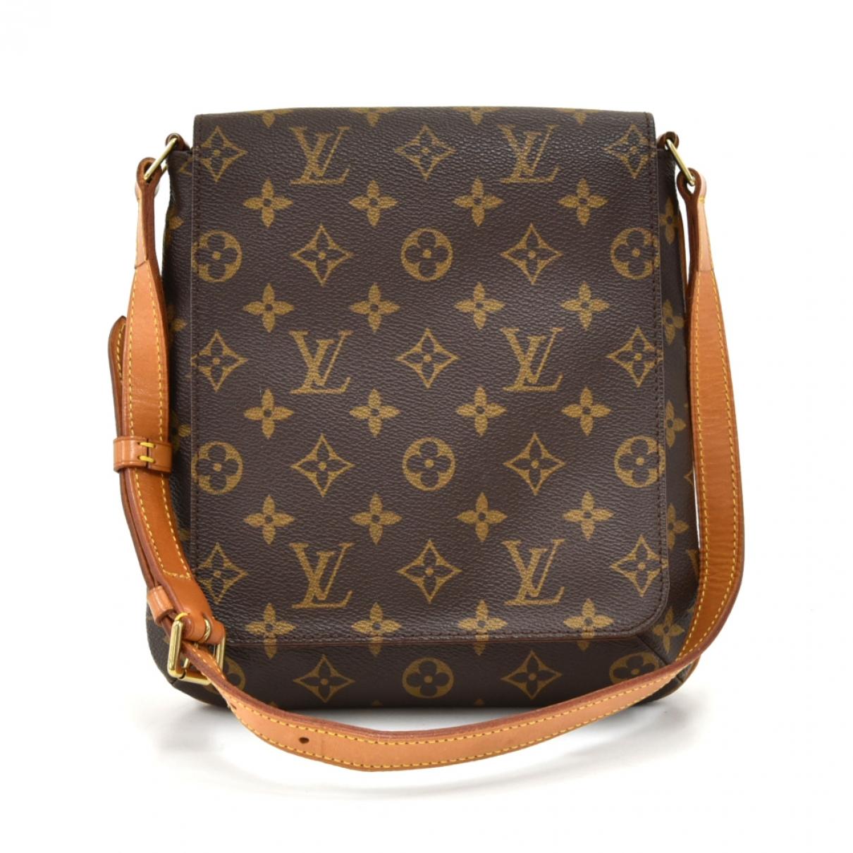 Louis Vuitton Vintage Salsa Brown Cloth Handbag in Brown - Lyst
