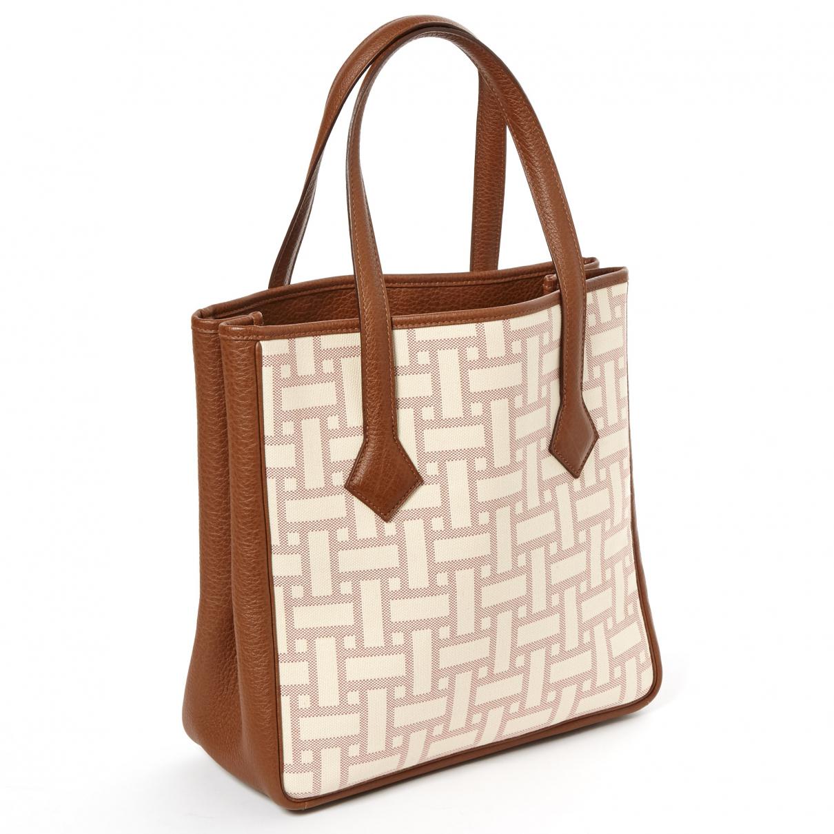 Hermès Canvas Cloth Handbag - Lyst