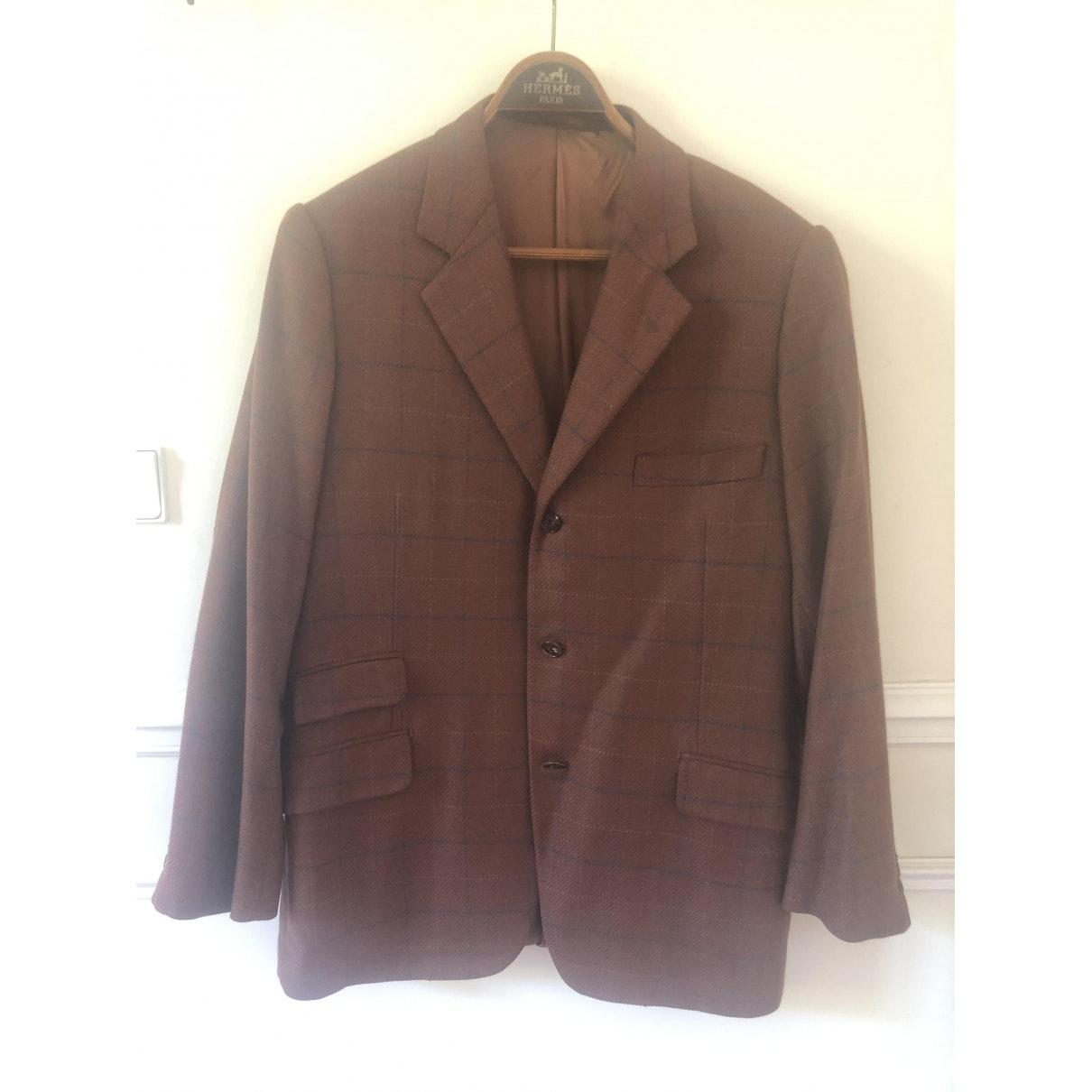 Hermès Cashmere Vest in Brown for Men - Lyst