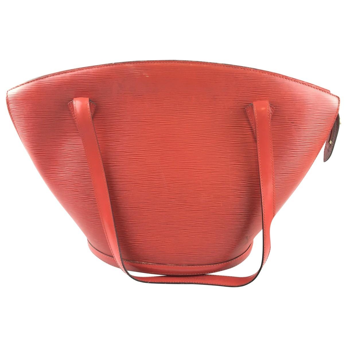 Lyst - Louis Vuitton St Jacques Leather Handbag in Orange