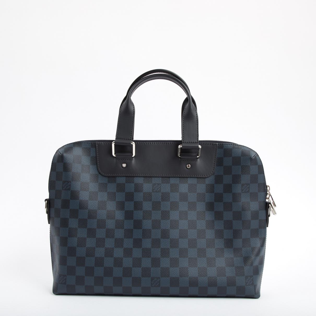 Louis Vuitton Grey Leather Bag in Gray for Men - Lyst