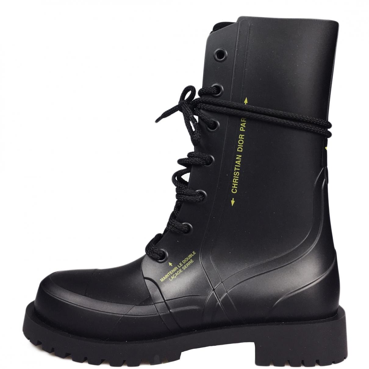 dior camp rubber ankle boot