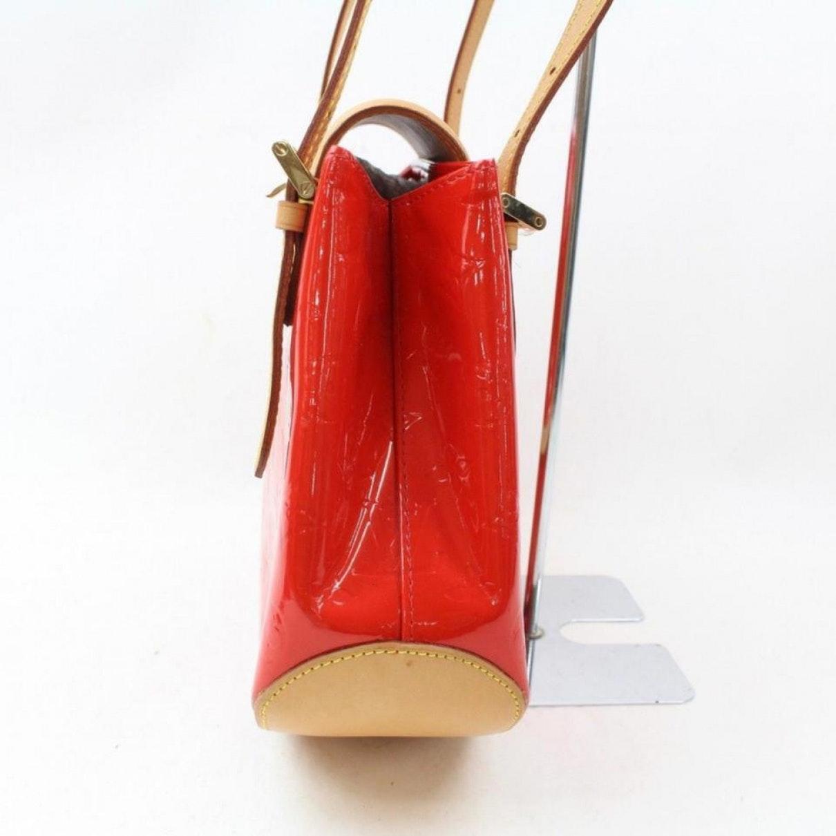 Louis Vuitton Red Patent Leather Handbag - Lyst