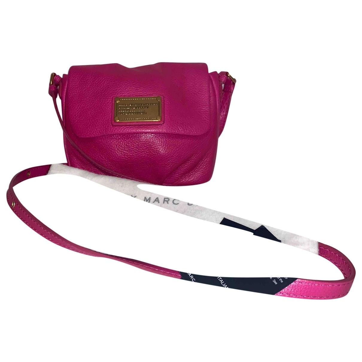 Marc By Marc Jacobs Leather Crossbody Bag in Pink - Lyst