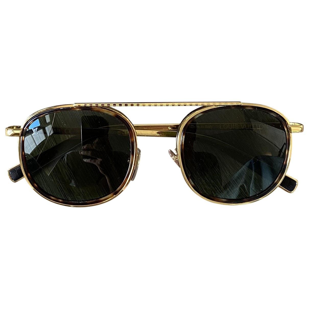 Louis Vuitton Sunglasses in Gold (Metallic) for Men - Lyst