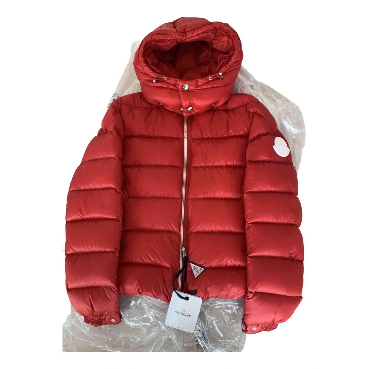 Moncler Synthetic Classic Puffer in Red for Men - Lyst