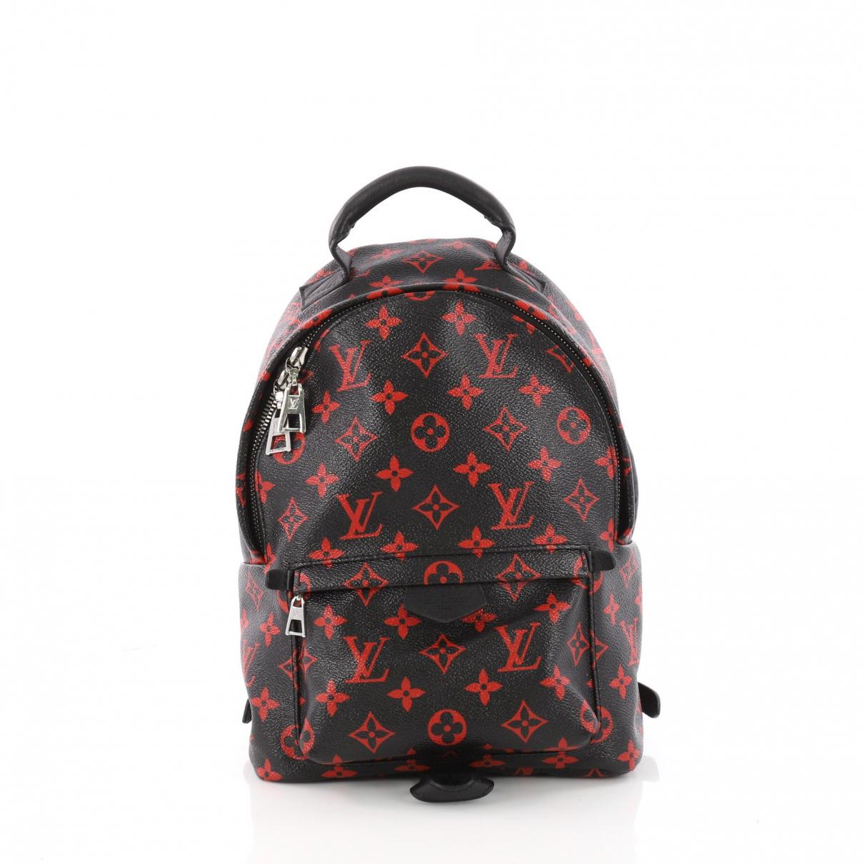 Louis Vuitton Canvas Palm Springs Cloth Backpack in Black - Lyst