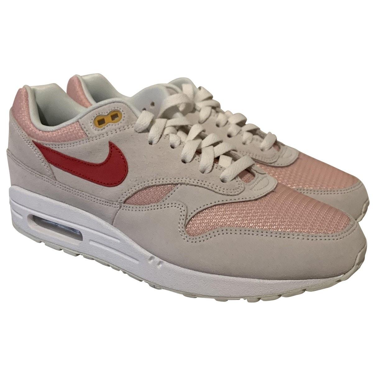 pink suede nike shoes