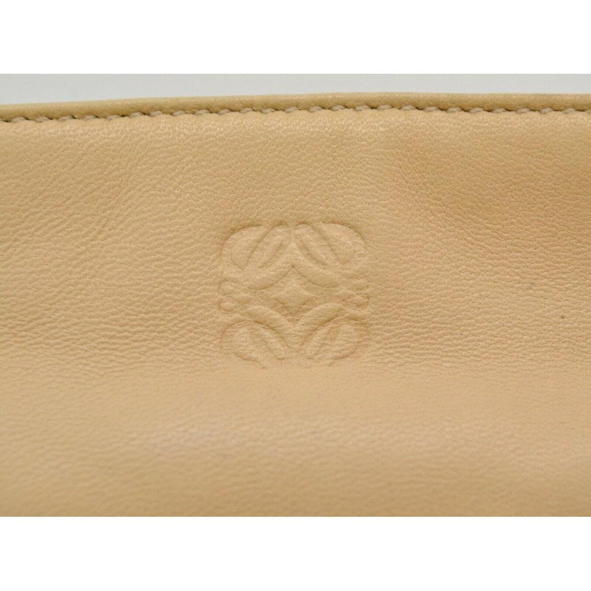 Loewe Leather Handbag in Beige (Natural) - Lyst