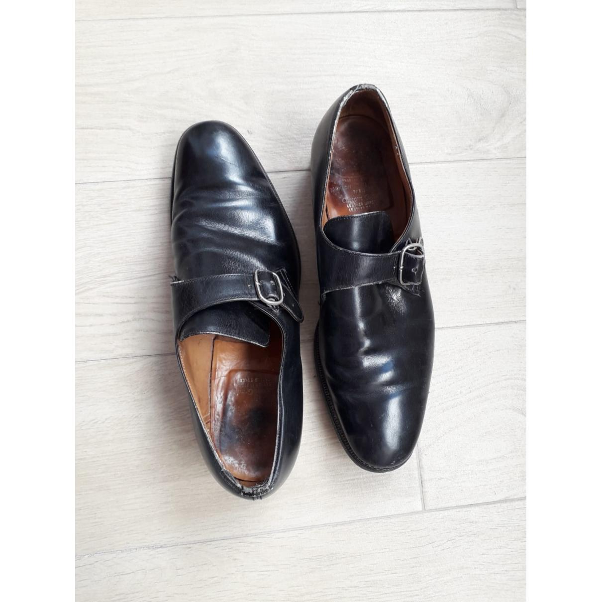 Church's Leather Flats in Black for Men - Lyst