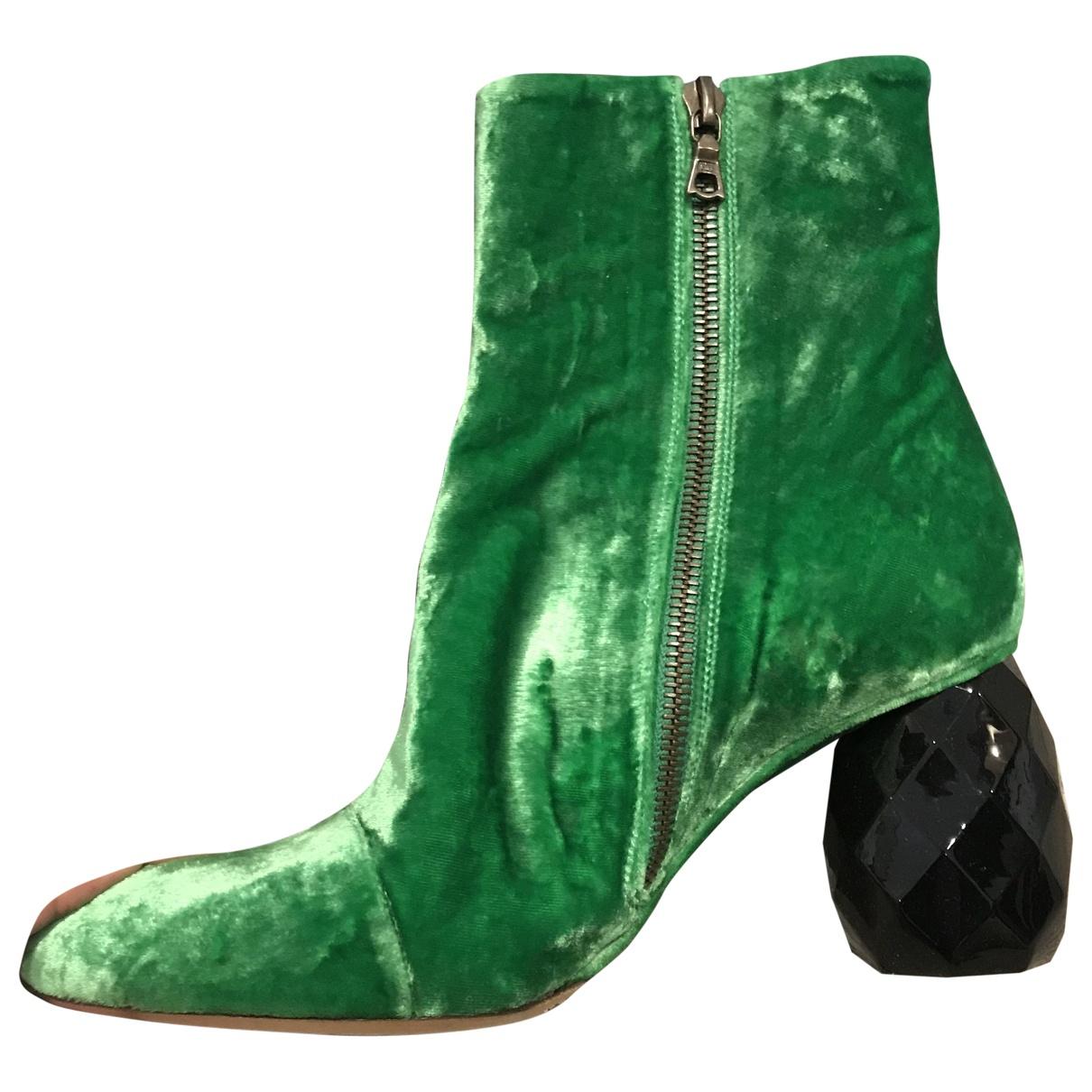 dries van noten velvet boots