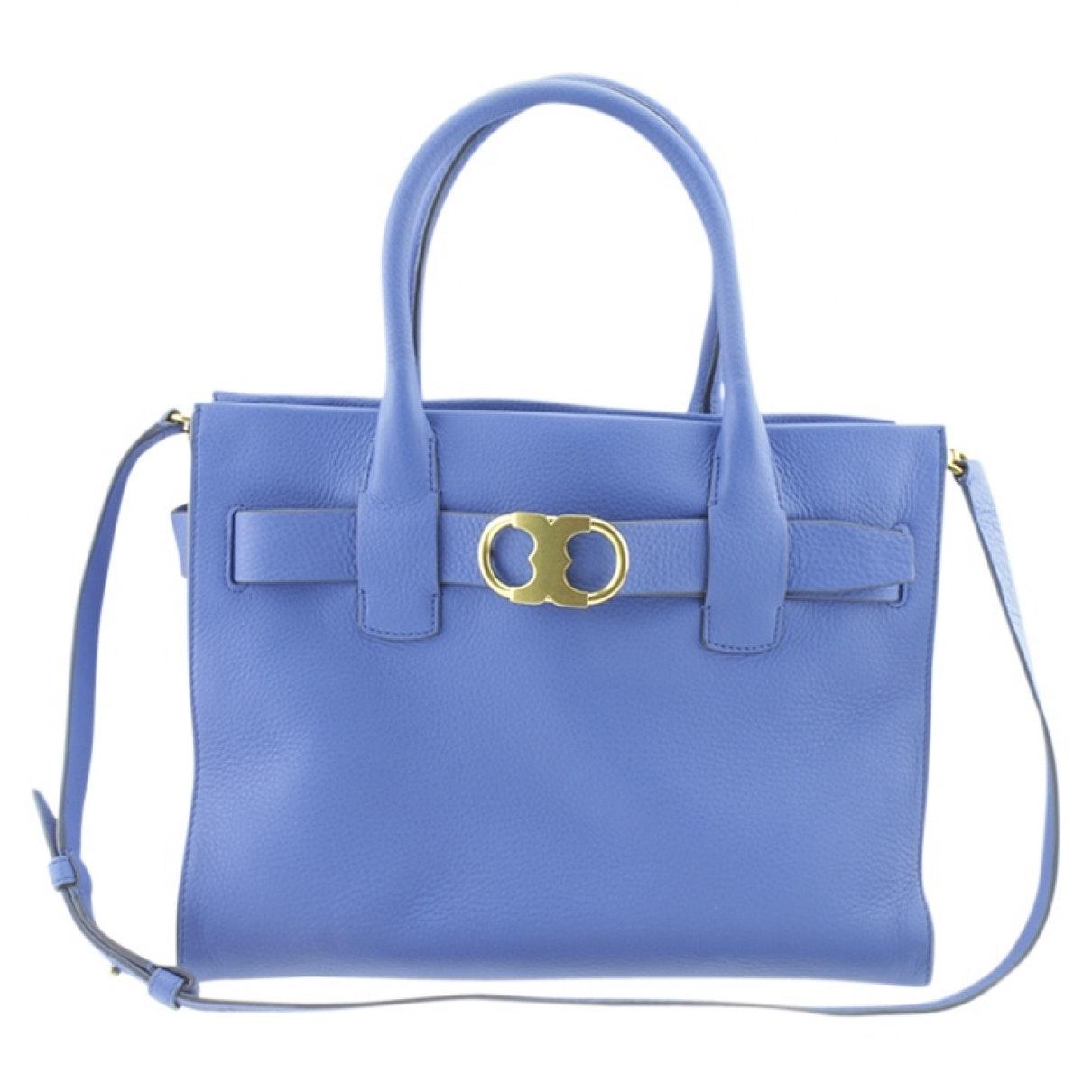 Tory Burch \\n Blue Leather Handbag Lyst