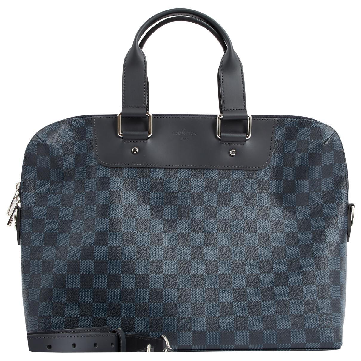 Louis Vuitton Grey Leather Bag in Gray for Men - Lyst