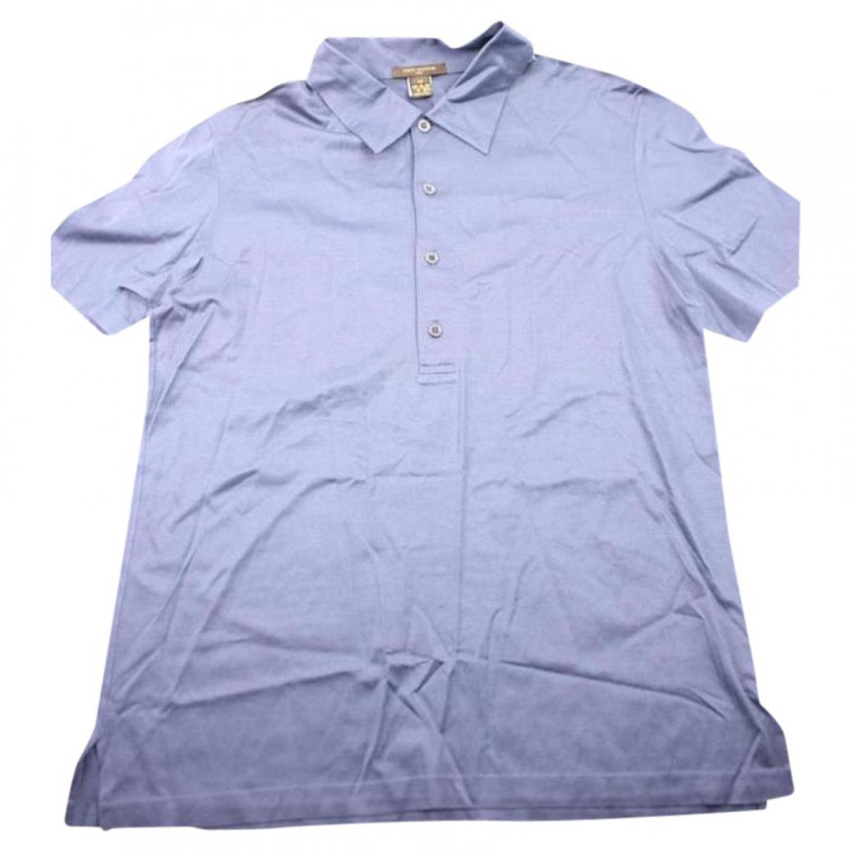 Louis Vuitton Pre-owned Polo Shirt in Blue for Men - Lyst