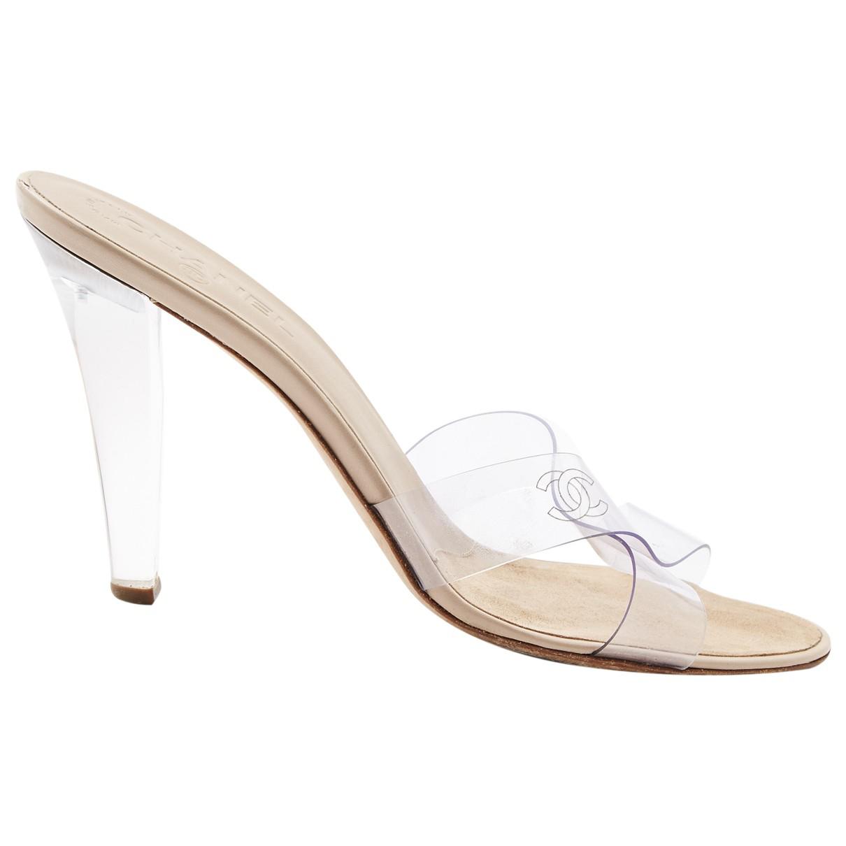 plastic heels sandals