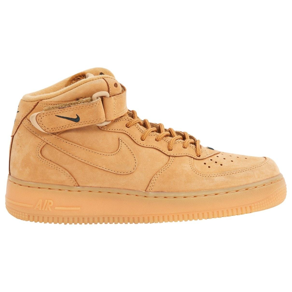 Nike Air Force 1 Camel Suede in Natural 
