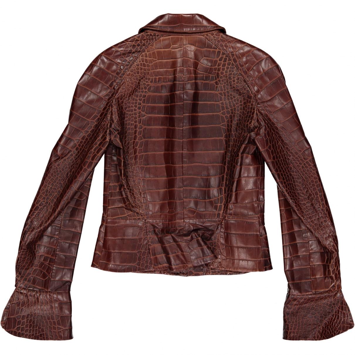 ferragamo leather jacket
