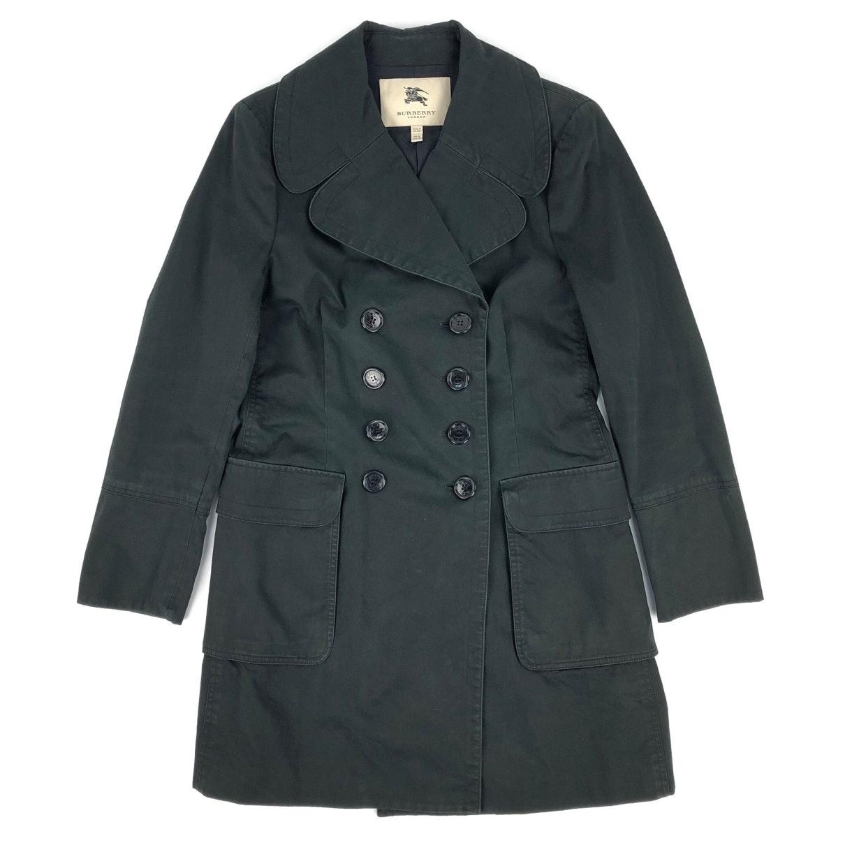abrigo negro burberry