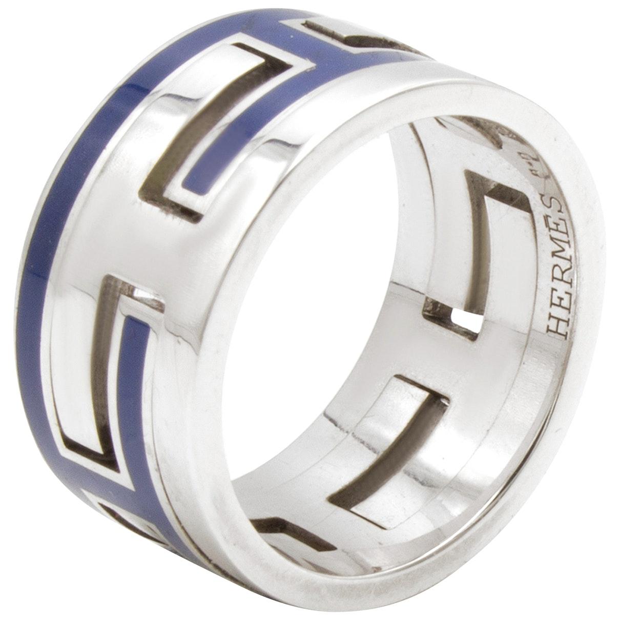 Hermès Silver Ring in Metallic Lyst