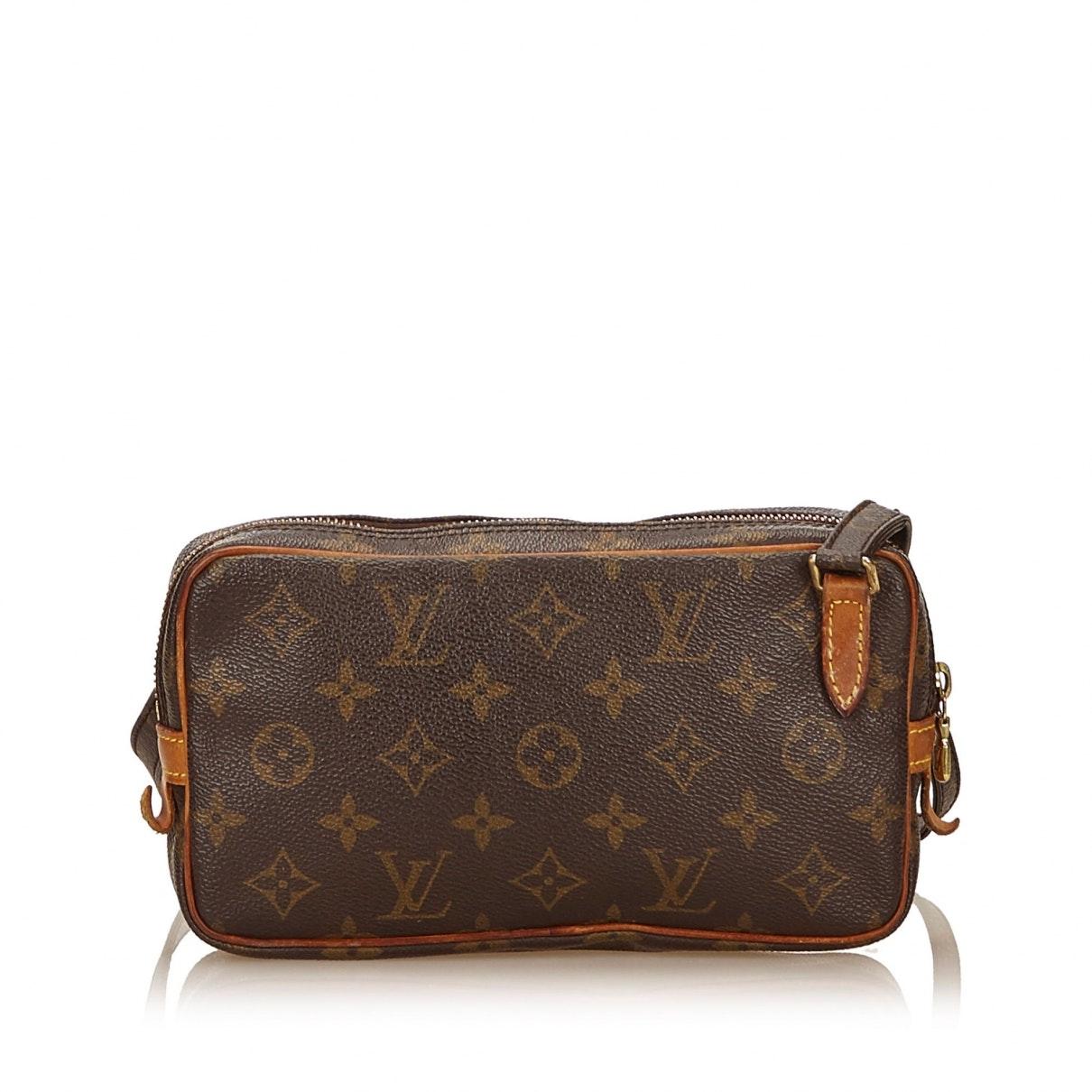 Louis Vuitton Canvas Pre-owned Cloth Crossbody Bag in Brown - Lyst