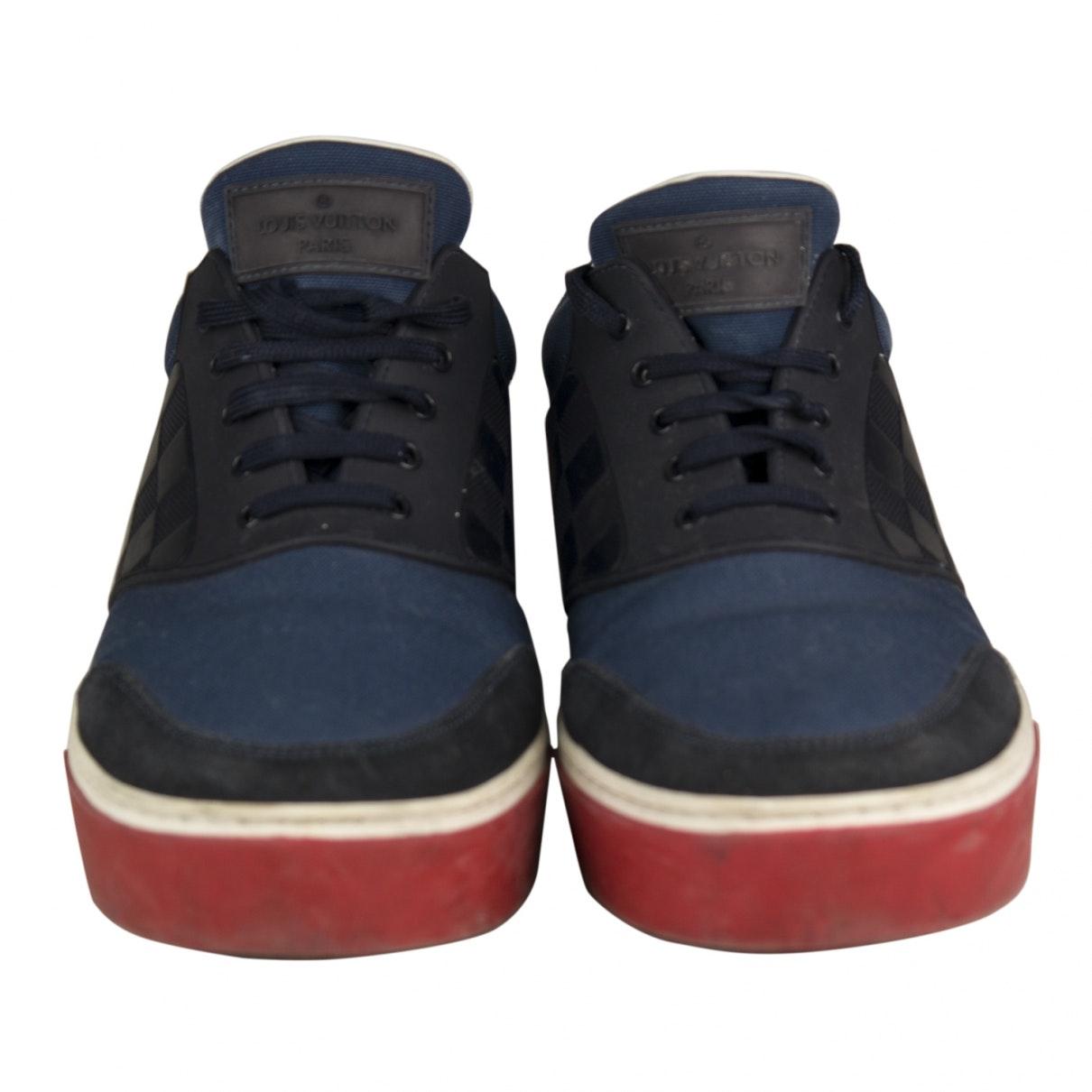 Louis Vuitton n Multicolour Leather Trainers in Blue for Men - Lyst