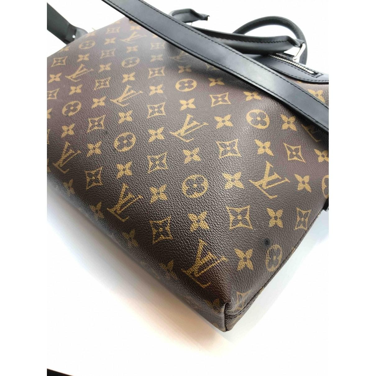 Louis Vuitton Brown Cloth Bag for Men - Lyst