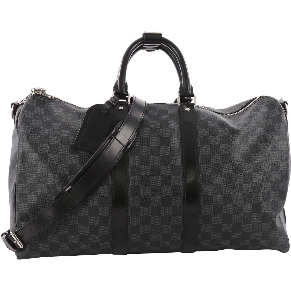 black louis vuitton weekend bag