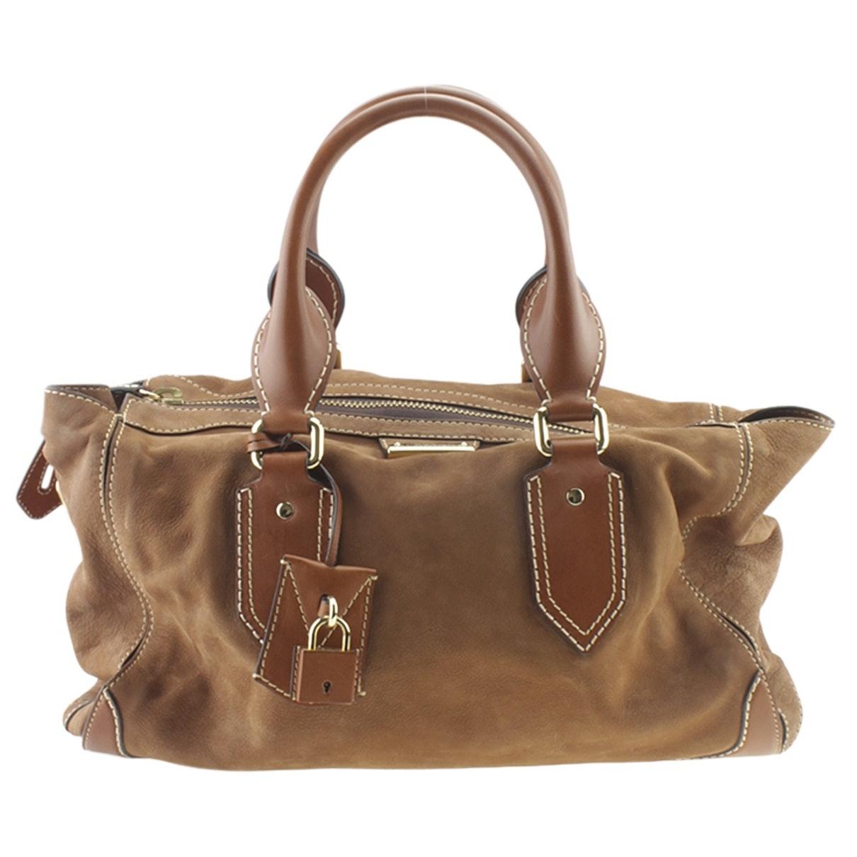 Burberry Brown Leather Handbag Lyst